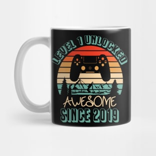 LEVEL 1 UNLOCKED - AWESOME SINCE 2019 Mug